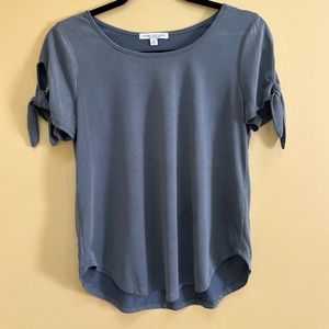 Green Envelope Tie Blouse